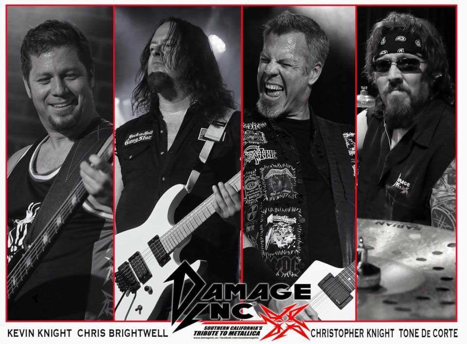 Damage INC. (A Tribute to Metallica from Southern California) w/ The Pantera Tribute Band 8pm
